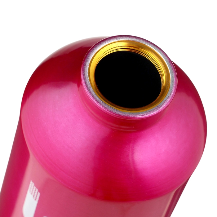 Бутылка для воды, 650 мл, Бутылка для воды, 650 мл, "Мастер К", 21 х 7 см, корпус из алюминия, розовая