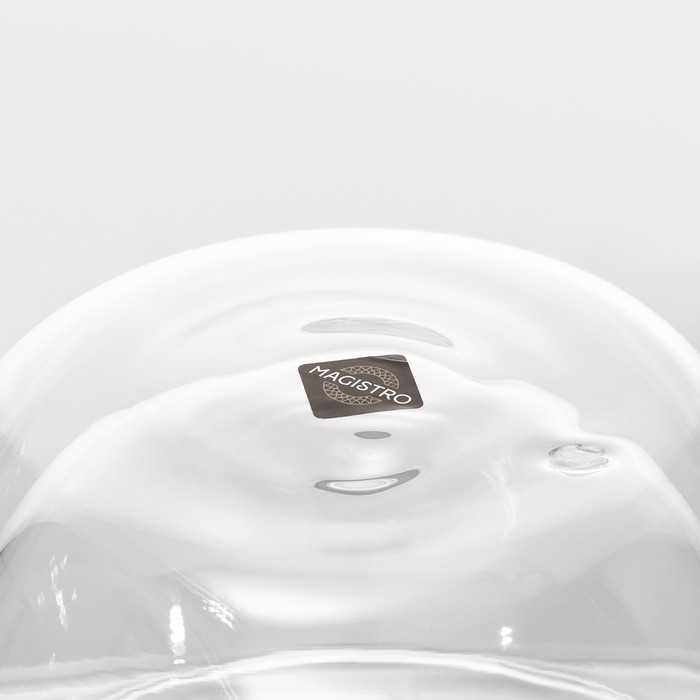 Пиала стеклянная с двойными стенками Magistro &laquo;Дуо&raquo;, 400 мл, 13&times;13&times;8 см