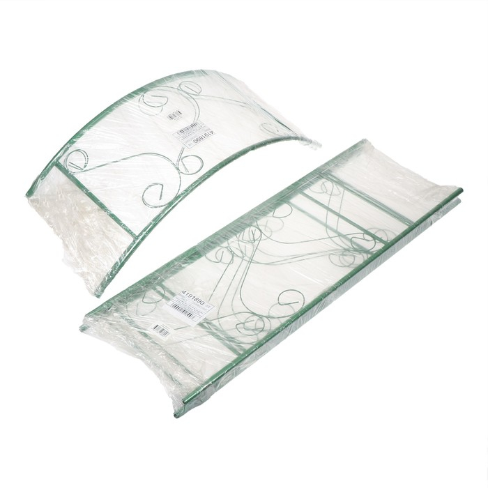 Арка садовая, разборная, 240 &times; 120 &times; 36 см, металл, зелёная, &laquo;Вьюнок&raquo;