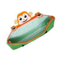 Пенал мягкий, 1 отделение, 80 х 200 х 35 мм, объёмный, хлопковая ткань, Феникс, аппликация из искувенной кожи Пенал мягкий, 1 отделение, 80 х 200 х 35 мм, объёмный, хлопковая ткань, Феникс, аппликация из искувенной кожи