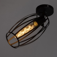 Спот "Овал" Е27 40Вт черный 14х23 см Спот "Овал" Е27 40Вт черный 14х23 см