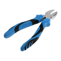 Бокорезы ТУНДРА, сталь 45, никелированные, 2К рукоятки, 200 мм