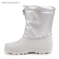 Сапоги детские ЭВА, комбинированный верх, цвет жемчужный, размер 27