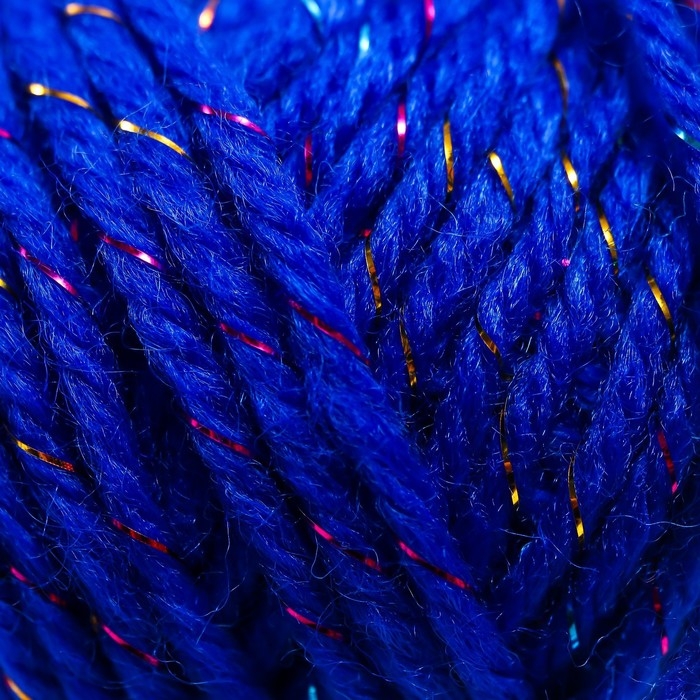 Пряжа 70% акрил, 30% шёлк Пряжа 70% акрил, 30% шёлк "Softy Shine" 50 гр 85 м цвет 35 ультрамарин