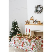 Скатерть Доляна &laquo;Украшение к празднику&raquo; 145*300 +/- 2 см, 100% п/э