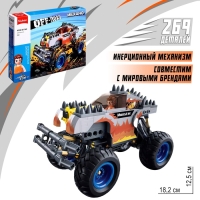 Конструктор внедорожник &laquo;Бигфут&raquo; Sluban Механо, инерционный, 267 деталей, 6+