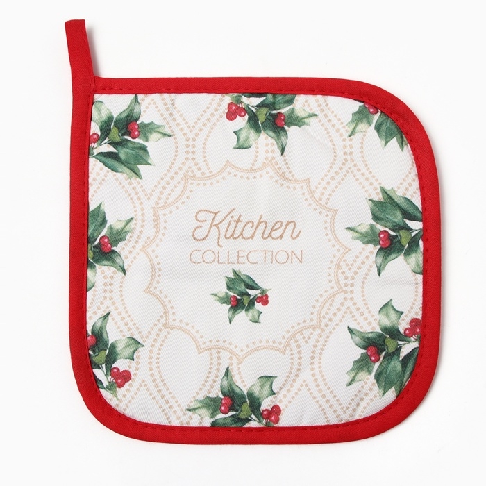 Новый год. Прихватка Этель Сhristmas melody саржа, 19х19см,100% хл,ватин 250г/м2 Новый год. Прихватка Этель Сhristmas melody саржа, 19х19см,100% хл,ватин 250г/м2