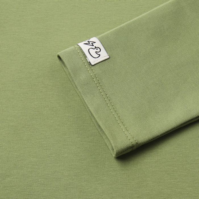 Футболка детская с дл.рукавом  KAFTAN, р. 32 (110-116 см), хаки