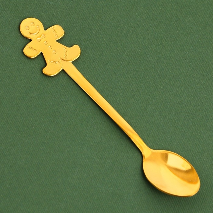 Ложка столовая с формовой ручкой &laquo;С нежным Новым годом!&raquo;, 2,3 х 12,8 см