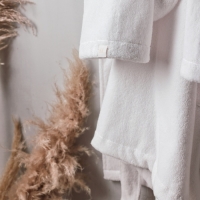 Халат махровый мужской SL HOME: Basic "Блан де Блан", размер L, 100% хлопок, 420 г/м2 Халат махровый мужской SL HOME: Basic "Блан де Блан", размер L, 100% хлопок, 420 г/м2