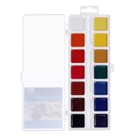 Акварель 14 цветов "Классическая", без кисти