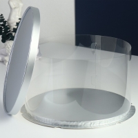 Коробка для торта, кондитерская упаковка, &laquo;Серебро&raquo;, 30 х 30 х 18 см