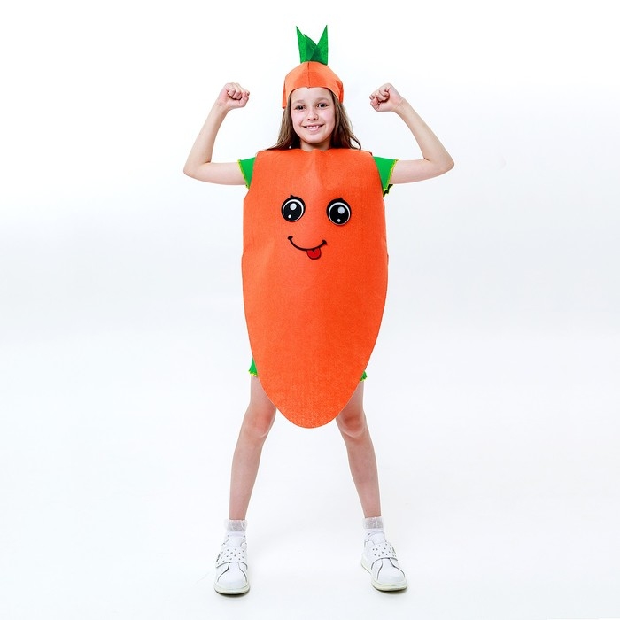 Карнавальный набор &laquo;Сильная морковка&raquo;, фетр