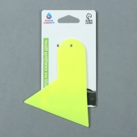 Шпатель для плёнки, 12&times;9.5 см, жёлтый