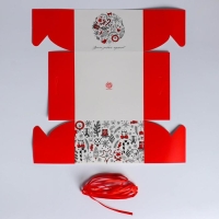 Коробка для капкейка &laquo;Время добрых подарков&raquo;, 16 х 16 х 10 см, Новый год