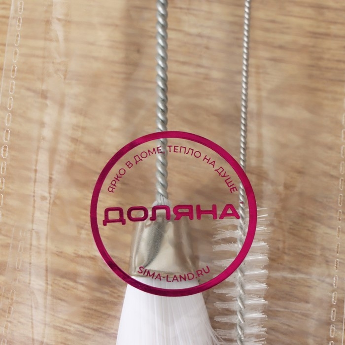 Набор ёршиков для посуды Доляна, 2 шт: 14,5&times;2,5 см, 17&times;0,5 см, цвет белый