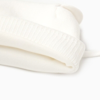 Шапка детская, цвет ванильный, размер 42-44 (6-9 мес)