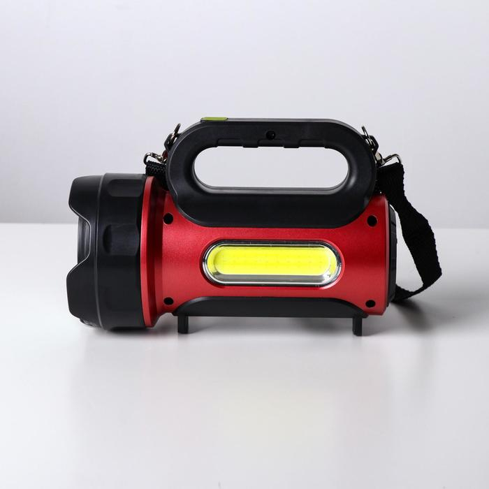 Фонарь светодиодный аккумуляторный ручной, 10 Вт+5Вт, 1200 мАч, солнечная батарея, 7 режимов Фонарь светодиодный аккумуляторный ручной, 10 Вт+5Вт, 1200 мАч, солнечная батарея, 7 режимов