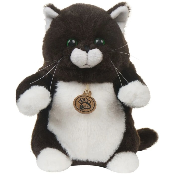 Мягкая игрушка &laquo;Кот толстый&raquo;, цвет горький шоколад, 20 см