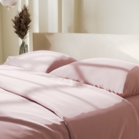 Постельное бельё LoveLife 1,5 сп "Almond flower" 150х215 см, 150х225 см, 50х70±3 см-2шт, микрофибра 85гр Постельное бельё LoveLife 1,5 сп "Almond flower" 150х215 см, 150х225 см, 50х70±3 см-2шт, микрофибра 85гр