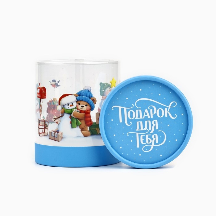 Коробка подарочная «Новогодний подарок», 10 х 11 см, Новый год Коробка подарочная «Новогодний подарок», 10 х 11 см, Новый год