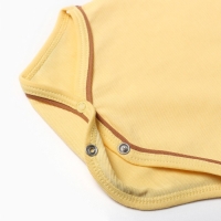 Комплект детский (3 предмета), цвет жёлтый, рост 68 см