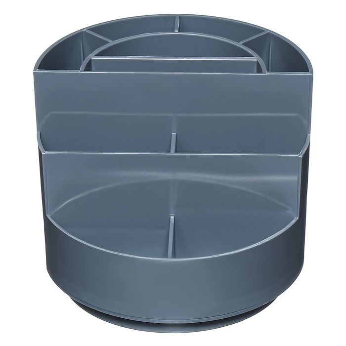 Подставка-органайзер для канцелярии ErichKrause Mini Burger, Classic, вращающаяся, серая Подставка-органайзер для канцелярии ErichKrause Mini Burger, Classic, вращающаяся, серая