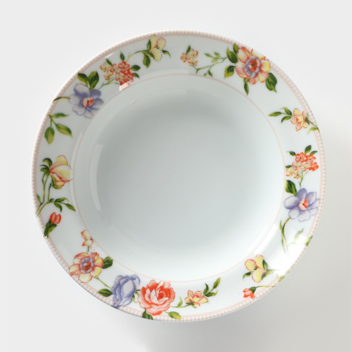 Тарелка фарфоровая «Тиффани», 500 мл, d=24 см Тарелка фарфоровая «Тиффани», 500 мл, d=24 см
