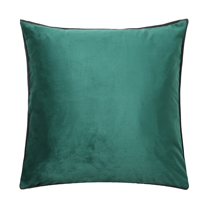 Наволочка декоративная Этель «Кант», 45х45, цвет изумрудный, велюр (100% пэ) Наволочка декоративная Этель «Кант», 45х45, цвет изумрудный, велюр (100% пэ)