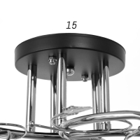 Люстра Светогор 59091 5x60Вт хром/черный Люстра Светогор 59091 5x60Вт хром/черный