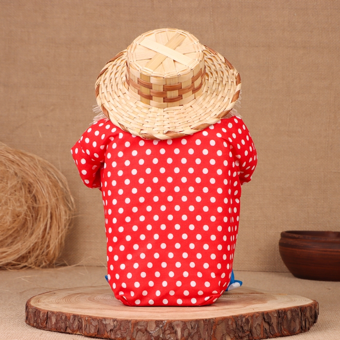 Домовой Фёдор "Будьте здоровы, живите богато", с мешком, 30 х 20 см, микс