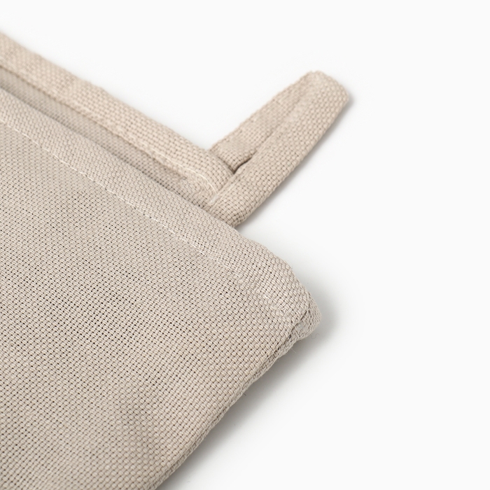 Набор кухонный  Этель Calm: варежка 20х27 см, прихватка 19х19 см, 100% хлопок, 250 г/м2