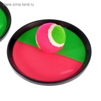 Игра &laquo;Поймай мяч&raquo;, на липучках, диаметр 18,5 см