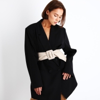 Ремень женский, ширина 8-10 см, на затяжке, цвет бежевый Ремень женский, ширина 8-10 см, на затяжке, цвет бежевый