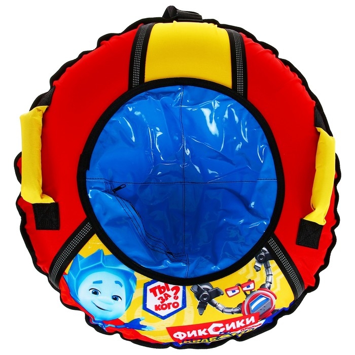 Тюбинг-ватрушка &laquo;Фиксики&raquo;, ТБ1-70, диаметр чехла 75 см, тент/оксфорд