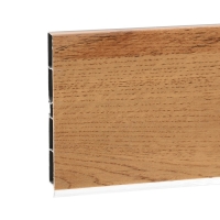 Цоколь ПВХ, 4000х100 мм, дуб вотан