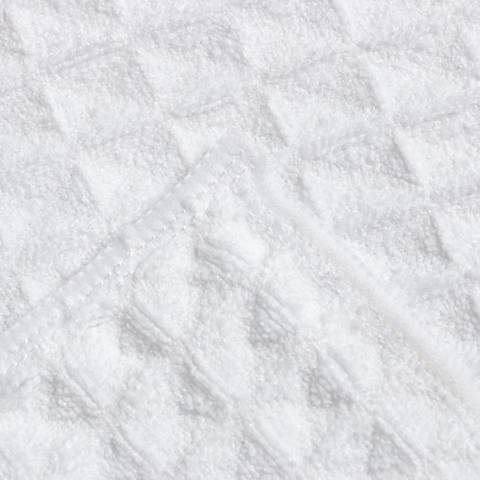 Набор для бани и ванной Этель «Вафля» полотенце 70*140 см+чалма 21*25 см, цв.белый Набор для бани и ванной Этель «Вафля» полотенце 70*140 см+чалма 21*25 см, цв.белый