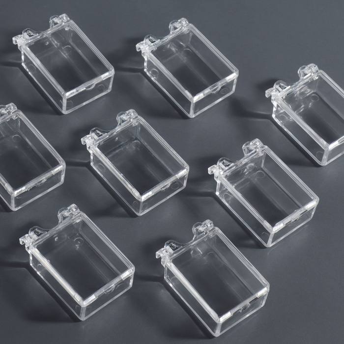 Органайзер для декора, 20 блоков, 14,5 × 12,5 × 1,7/2,8 × 2,1 × 1,3 см, цвет прозрачный Органайзер для декора, 20 блоков, 14,5 × 12,5 × 1,7/2,8 × 2,1 × 1,3 см, цвет прозрачный