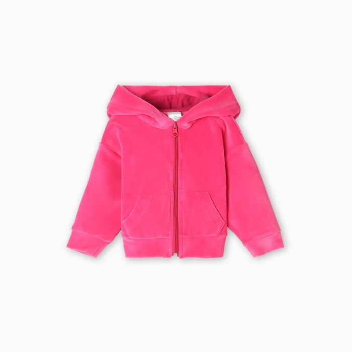 Толстовка Крошка Я Plushy, р. 74-80, фуксия