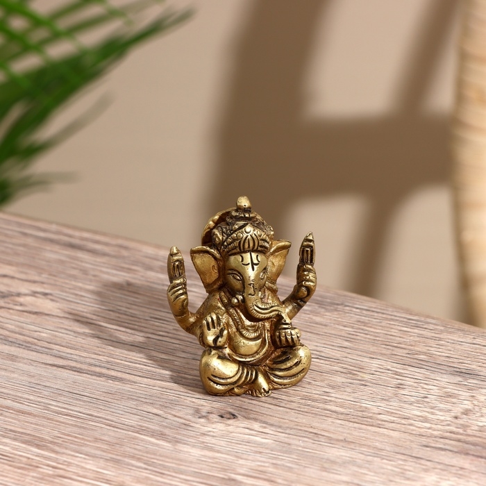 Сувенир "Ганеша" латунь 5 см