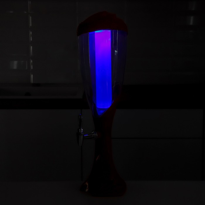 Башня пивная &laquo;Вавилон&raquo;, 3 л, цвет красный