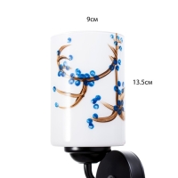 Бра "Сакура" Е27 40Вт черный 8х19 см