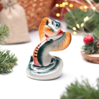 Сувенир "Змея Гера", гжель, цвет, 11 см