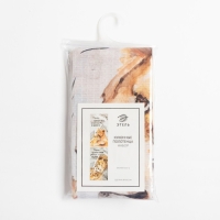 Набор кухонных полотенец Этель &laquo;Семейство кошачьих&raquo; 40х73см - 2 шт, 100% хлопок, вафля 160 г/м2