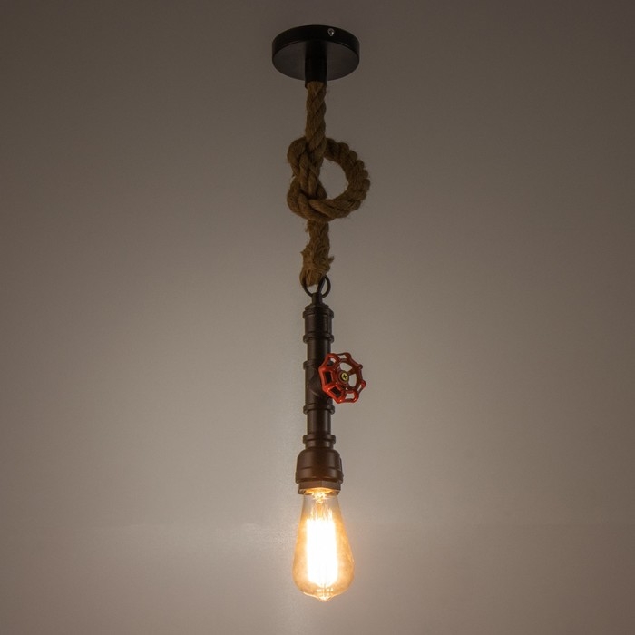 Подвес BayerLux Подвес BayerLux "Фитинг" Е27 черный 5х5х100 см