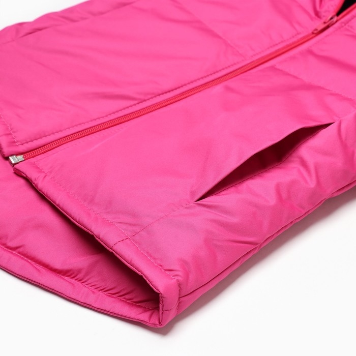 Костюм демисезонный детский, цвет малиновый, рост 80-86 см