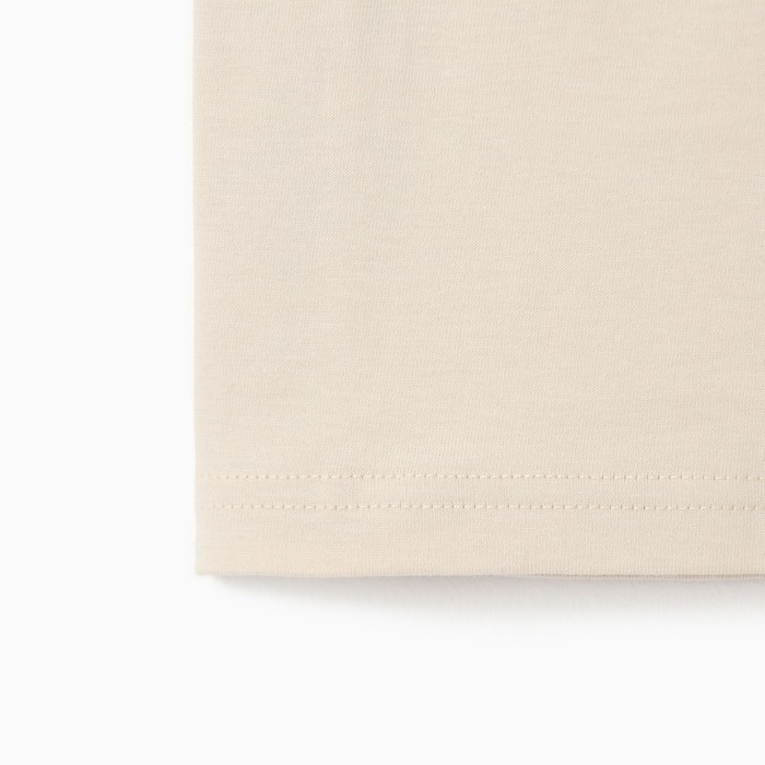 Футболка детская KAFTAN "Done", р. 30 (98-104 см), бежевый