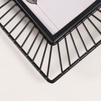 Фоторамка металл на 1 фото 10х15 см "Солнце" черный 18х23,7 см Фоторамка металл на 1 фото 10х15 см "Солнце" черный 18х23,7 см