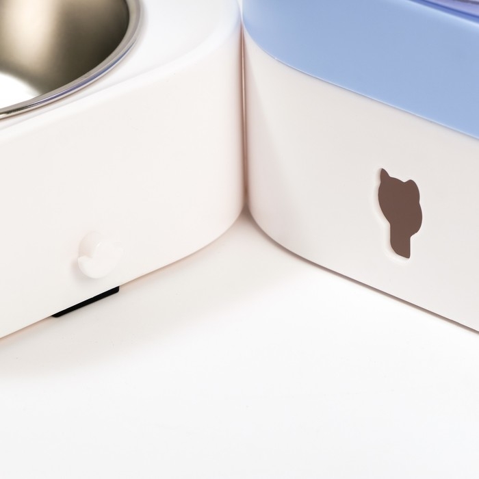 Автокормушка со съёмной крышкой, контейнер 1,8 л, фиолетовая Автокормушка со съёмной крышкой, контейнер 1,8 л, фиолетовая