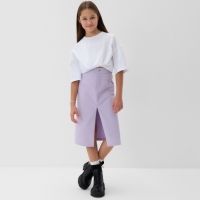 Юбка для девочки MINAKU: Jeans collection, цвет лаванда, рост 134 см Юбка для девочки MINAKU: Jeans collection, цвет лаванда, рост 134 см